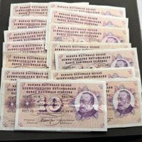 15 x 10 Franken Banknote Schweiz Keller