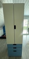 IKEA Kinderschrank weiss blau mit drei Schubladen gebraucht