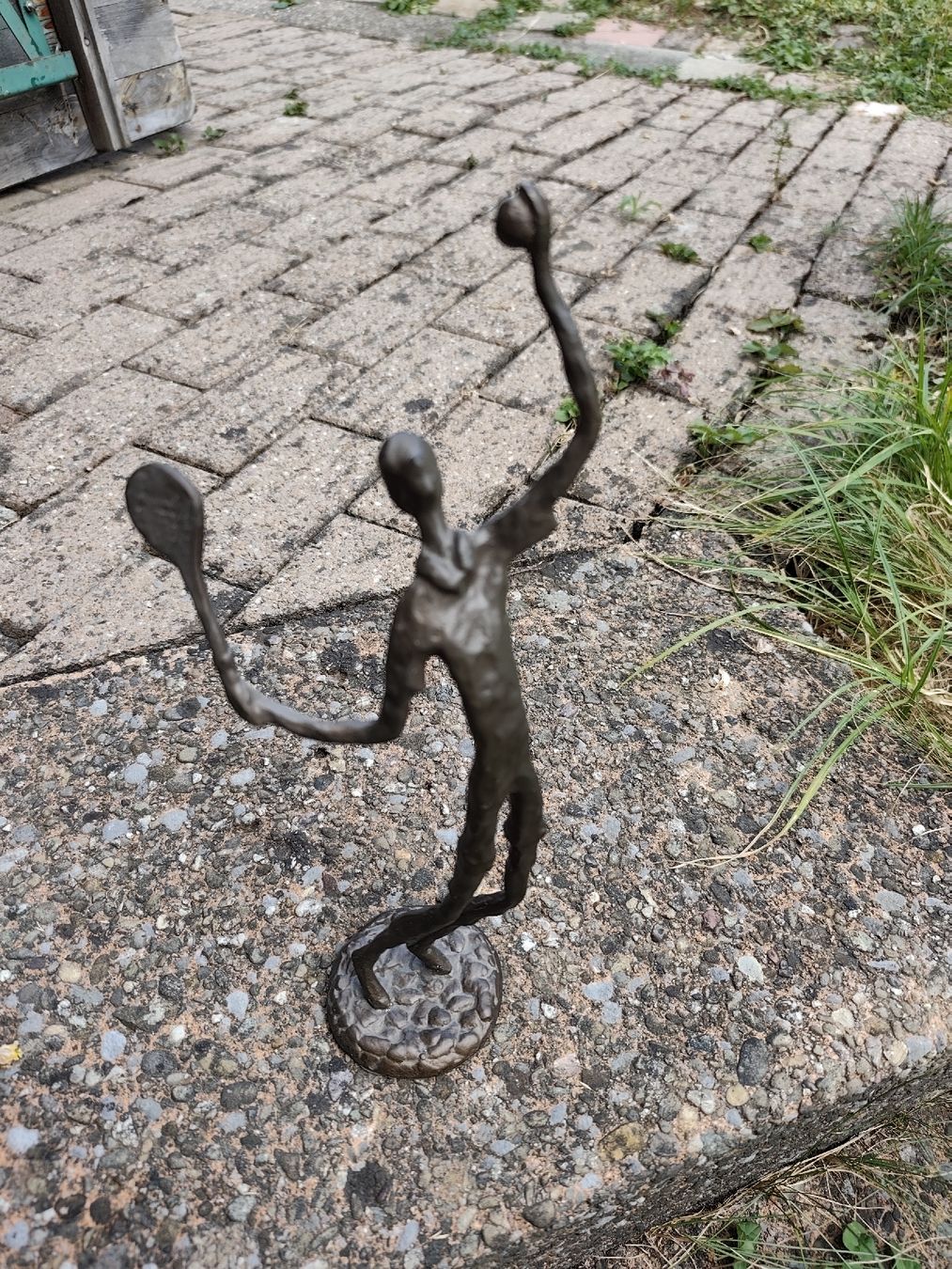 Skulpturen & Statuen: Bronzefigur Tennisspieler – Gebraucht aus Wallisellen von Maestro01 2