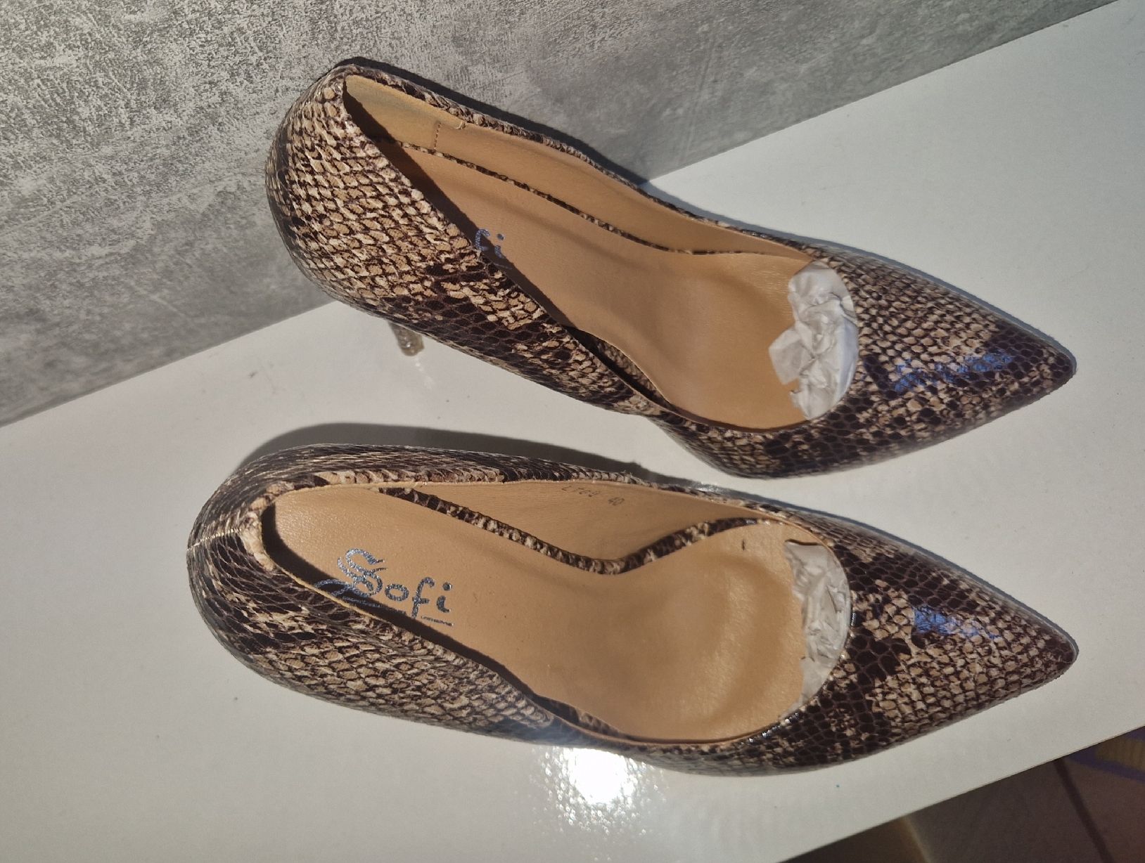 Scarpe da donna: Sofi Pumps Schlangenmuster Gr. 40, neu – Nuovo (secondo la descrizione) da Möhlin venduto da Lyhme94 2