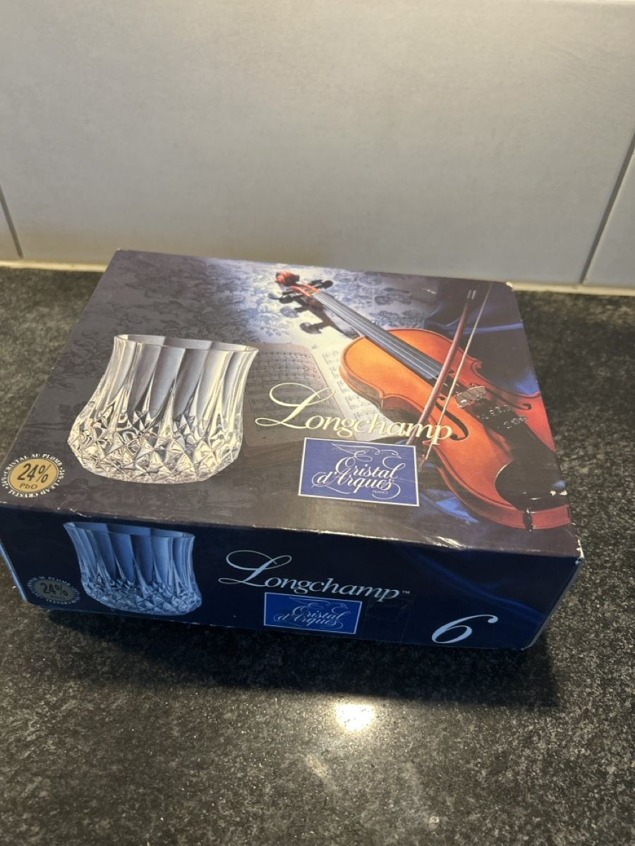 Bicchieri: Superbe set de verres Longchamp Cristal d'Arques, neuf – Usato da Corcelles BE venduto da gig_b89c 1