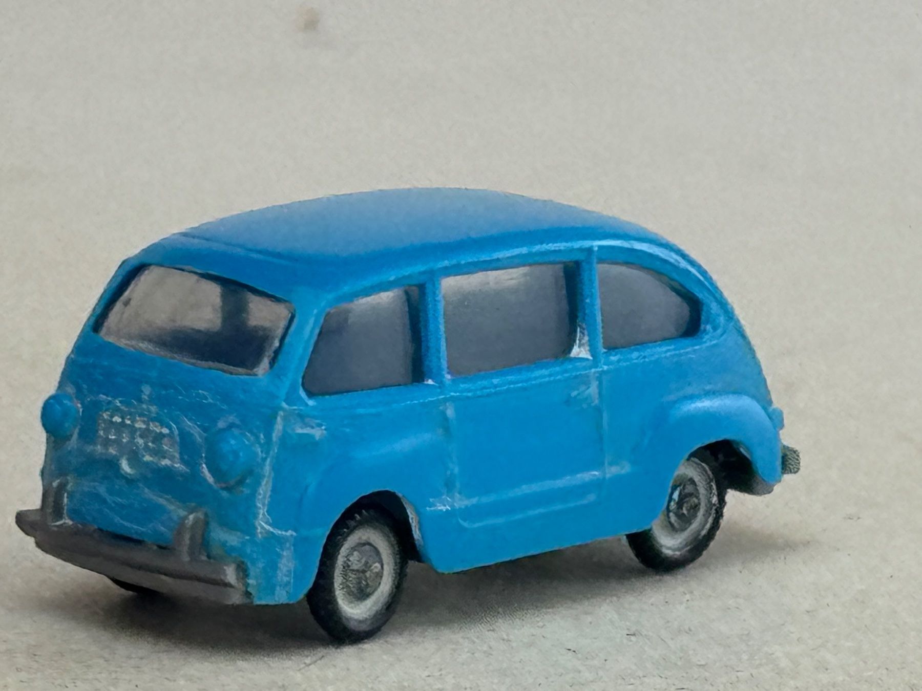 Eko Modellini d'auto: GB2- EKO Fiar 600 Multipla blau – Usato da Elm venduto da Wikmtz