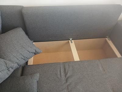 Divani: Ecksofa mit Schlaffunktion und Bettkasten gebraucht – Usato da Laufenburg venduto da ELLU02 1