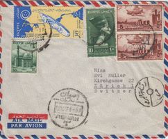 Brief Ägypten nach Zürich - schön
