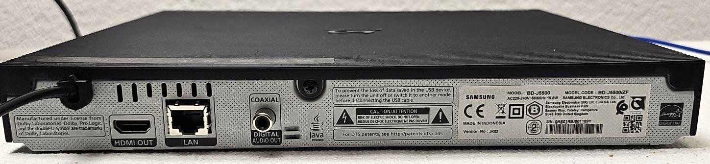 Samsung Sistemi audio & multimediali: Samsung BD-J5500 3D Blu-ray Player – Usato da Collonges venduto da arashee 2