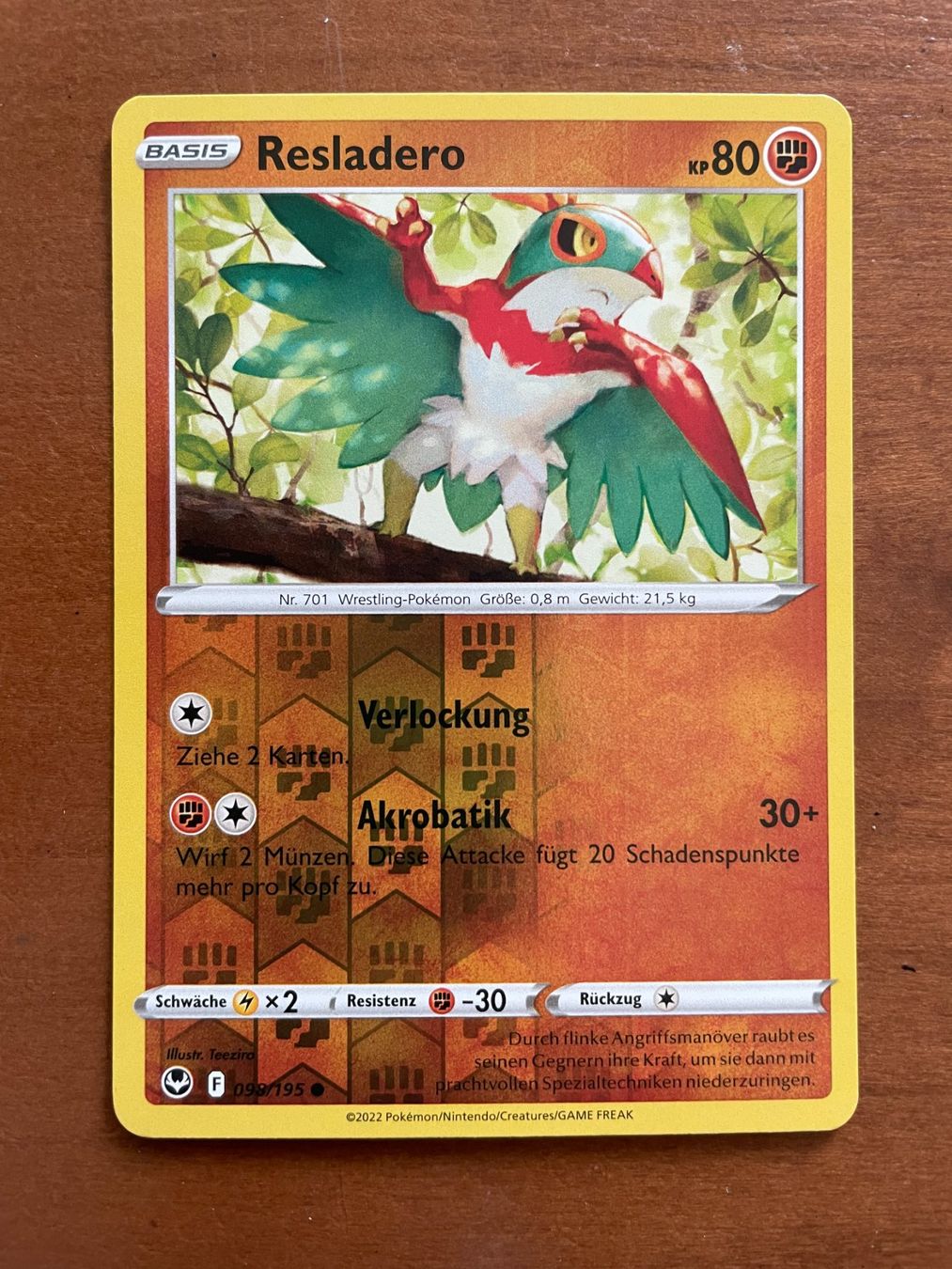 Pokémon Carte collezionabili: Pokemon Resladero Reverse (Versand gratis) – Nuovo (secondo la descrizione) da Chur venduto da Angerson