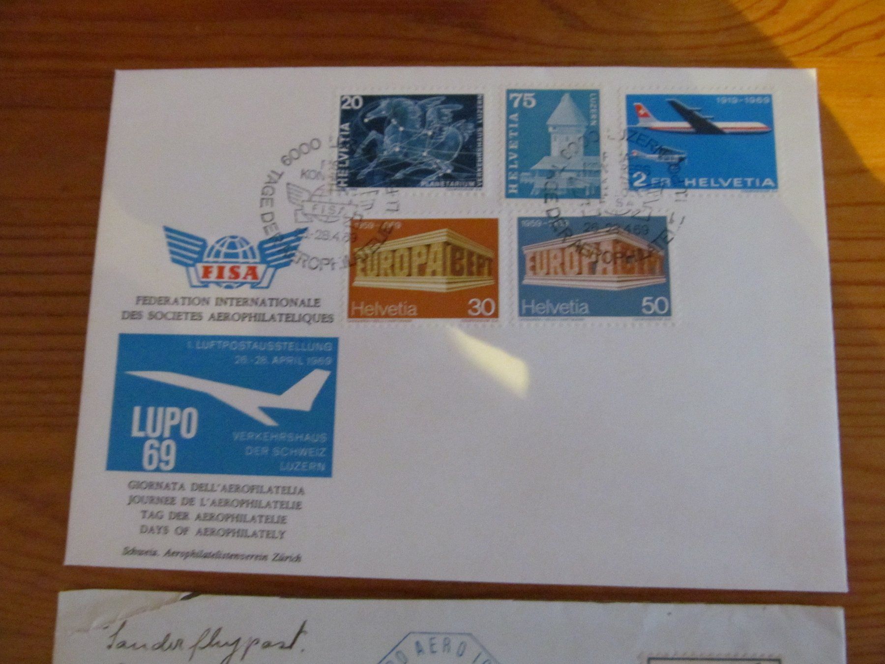 Tous les timbres: 1Lot(2Stck) FLUGPOST ab 1941 n.Ascona – D'occasion à Emmenbrücke par Luzern1947 1