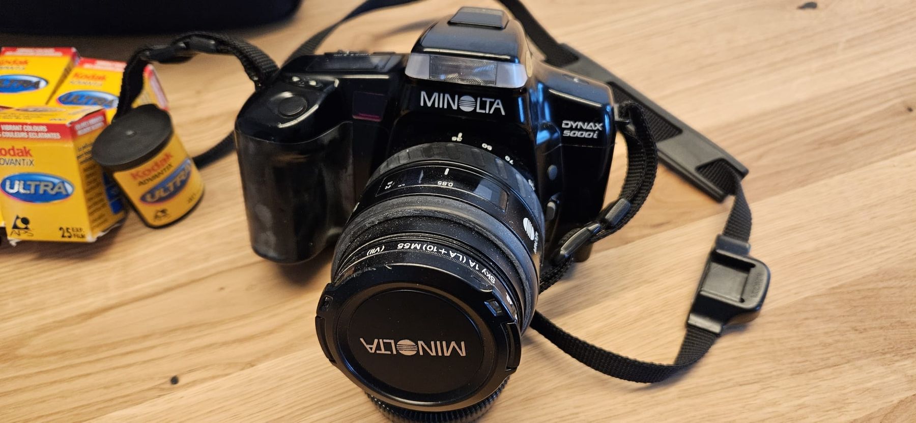 Minolta Kamera: Minolta Dynax 500si Spiegelreflexkamera mit Tasche – Gebraucht aus Wil SG von portu1 1