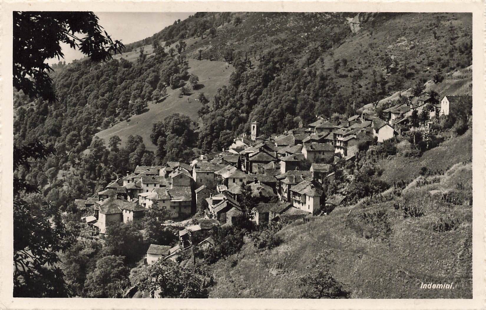 Cartoline postali: Indemini Gambarogno – Usato da Biasca venduto da Blenio71