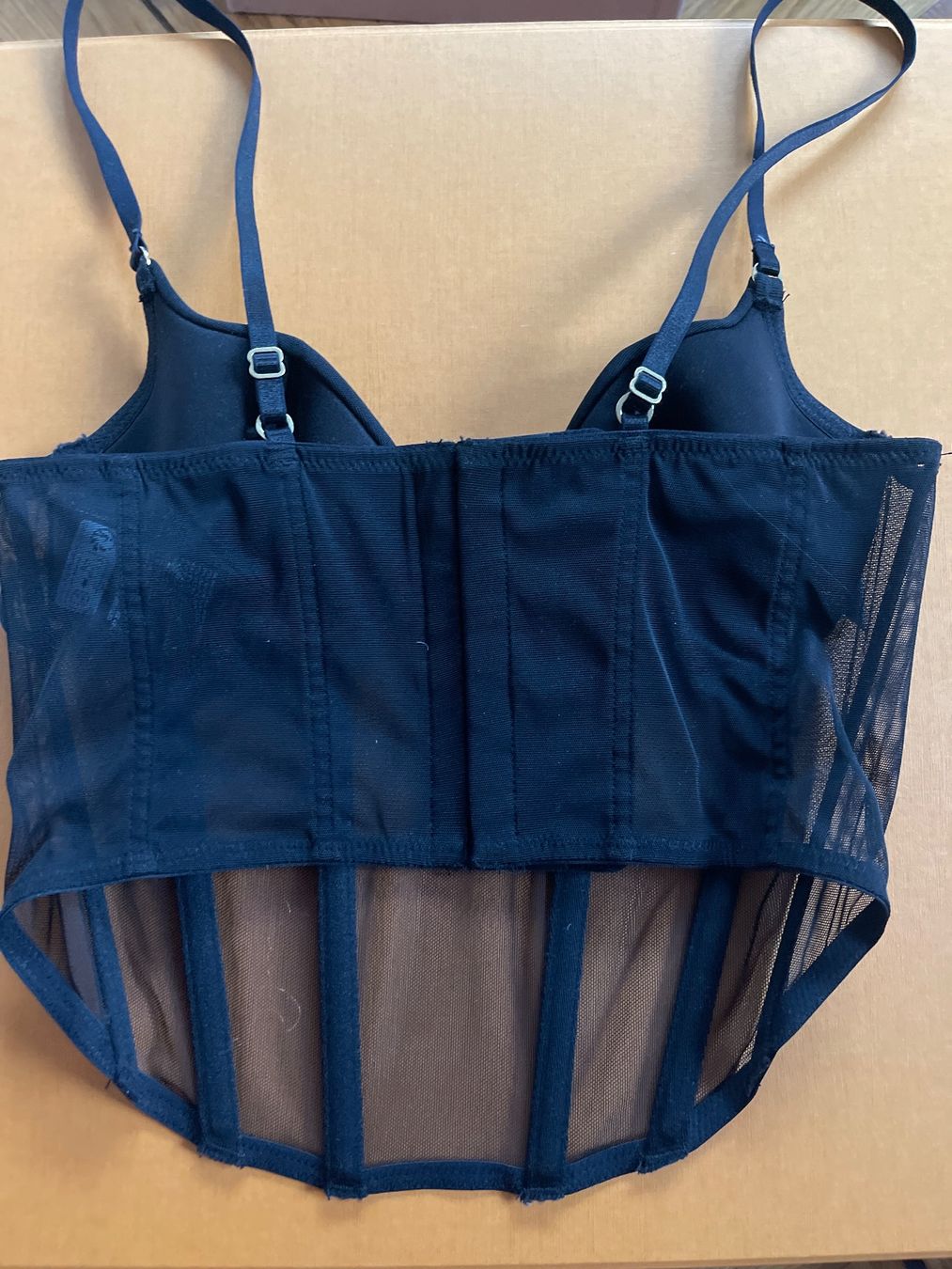 Top: Schwarzes Bustier aus Mesh - S 75A – Nuovo (secondo la descrizione) da Agra venduto da Milena_L 1