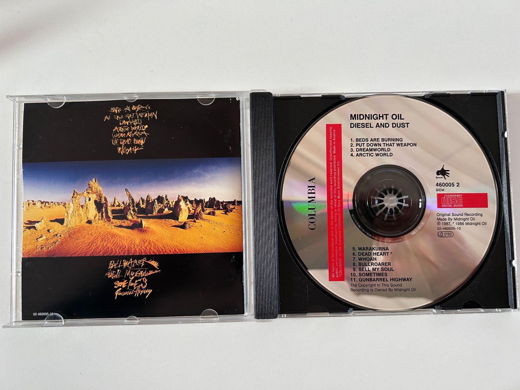 CD: Midnight Oil: Diesel And Dust – Usato da Möhlin venduto da dal_d8n8 1