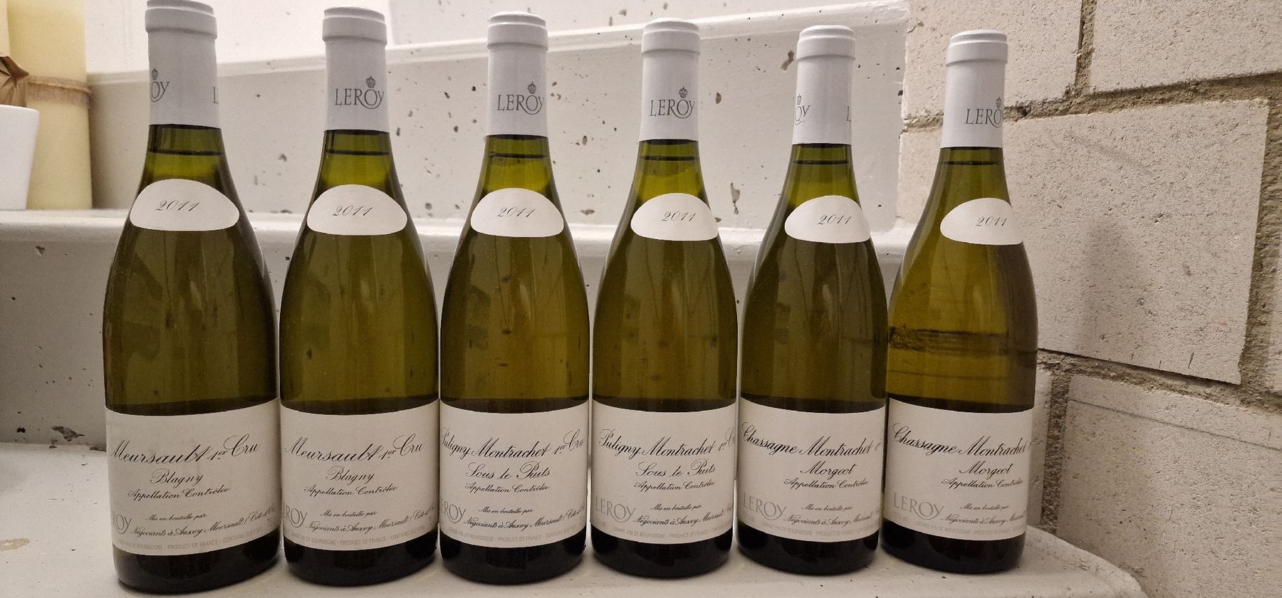 Vino: 6 x Leroy 1er Cru blanc 2011 – Nuovo e nell'imballaggio originale da Unterstammheim venduto da BurgundyPassion