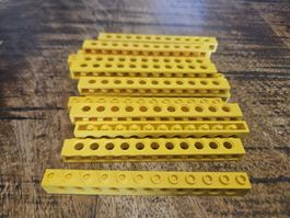 lego 3895 lot de 18 pièces Yellow Technic, Brick 1 x 12