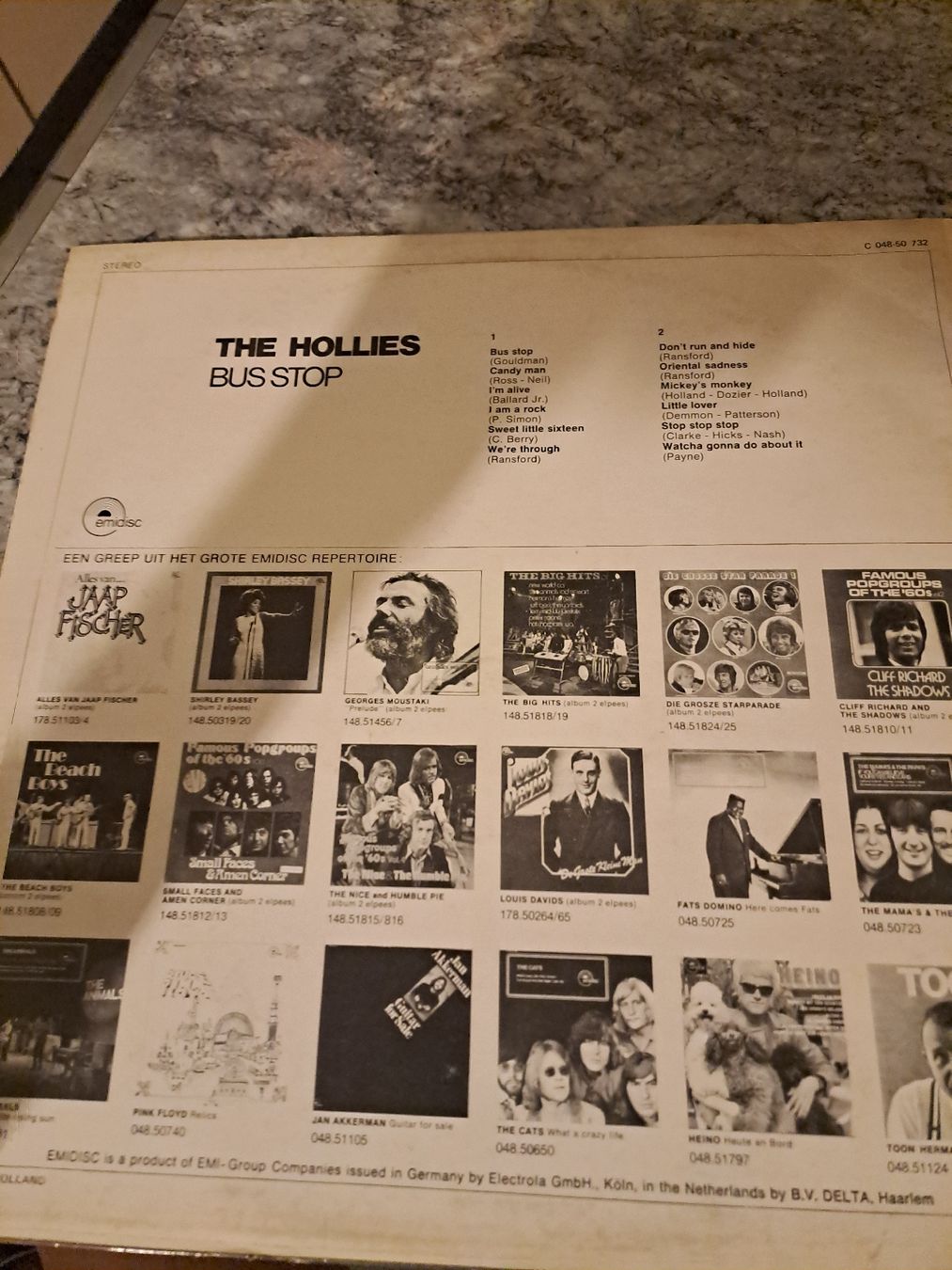 Dischi in vinile: LP  THE HOLLIES  "Bus Stop"  emidisc – Usato da Uetendorf venduto da Essiggurken 1