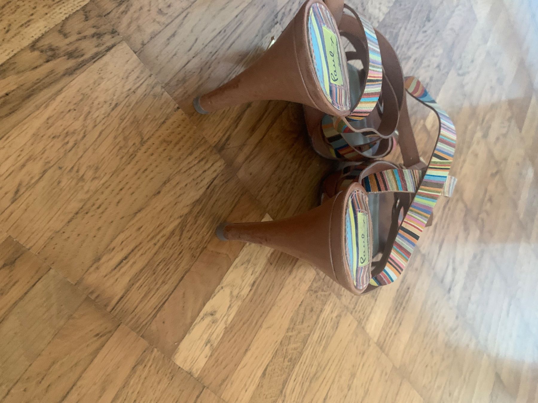 Scarpe da donna: Paul Smith iconic sandalen schuhe leder – Usato da Zürich venduto da Nikuska32 5