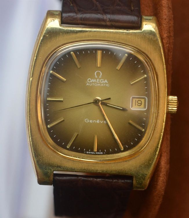 Armbanduhr vergoldet / Montre Omega Automatic plaqué or  G20 1