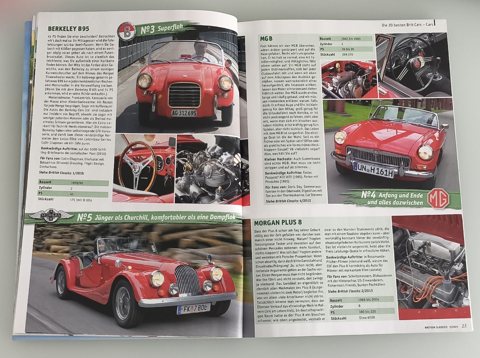 Zeitschriften & Magazine: "British Classics" 4/2020 + "British Classics" 5/2021 – Neu (gemäss Beschreibung) aus Eschenbach SG von ClassicTime_ch 5