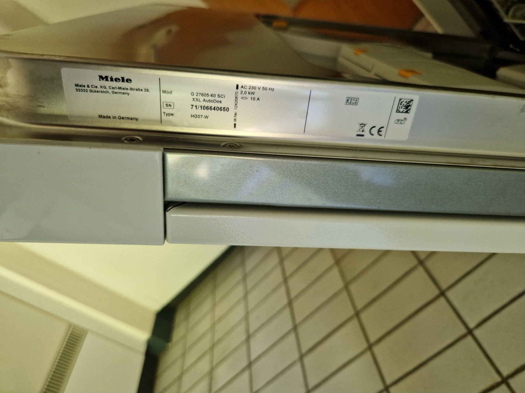 Geschirrspüler: Miele Abwaschmaschine – Gebraucht aus Turbenthal von Intheair52 2