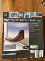 Fensterdichtung, Türdichtung, P-Profil, Braun, 10 m, Neu!