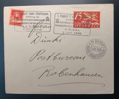 1. Flugpost, Basel - Schaffhausen 1926