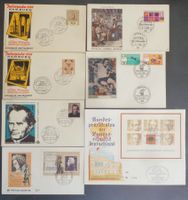 BR DEUTSCHLAND: Ersttagsbriefe FDC aus 1959–1994, 3 Fotos
