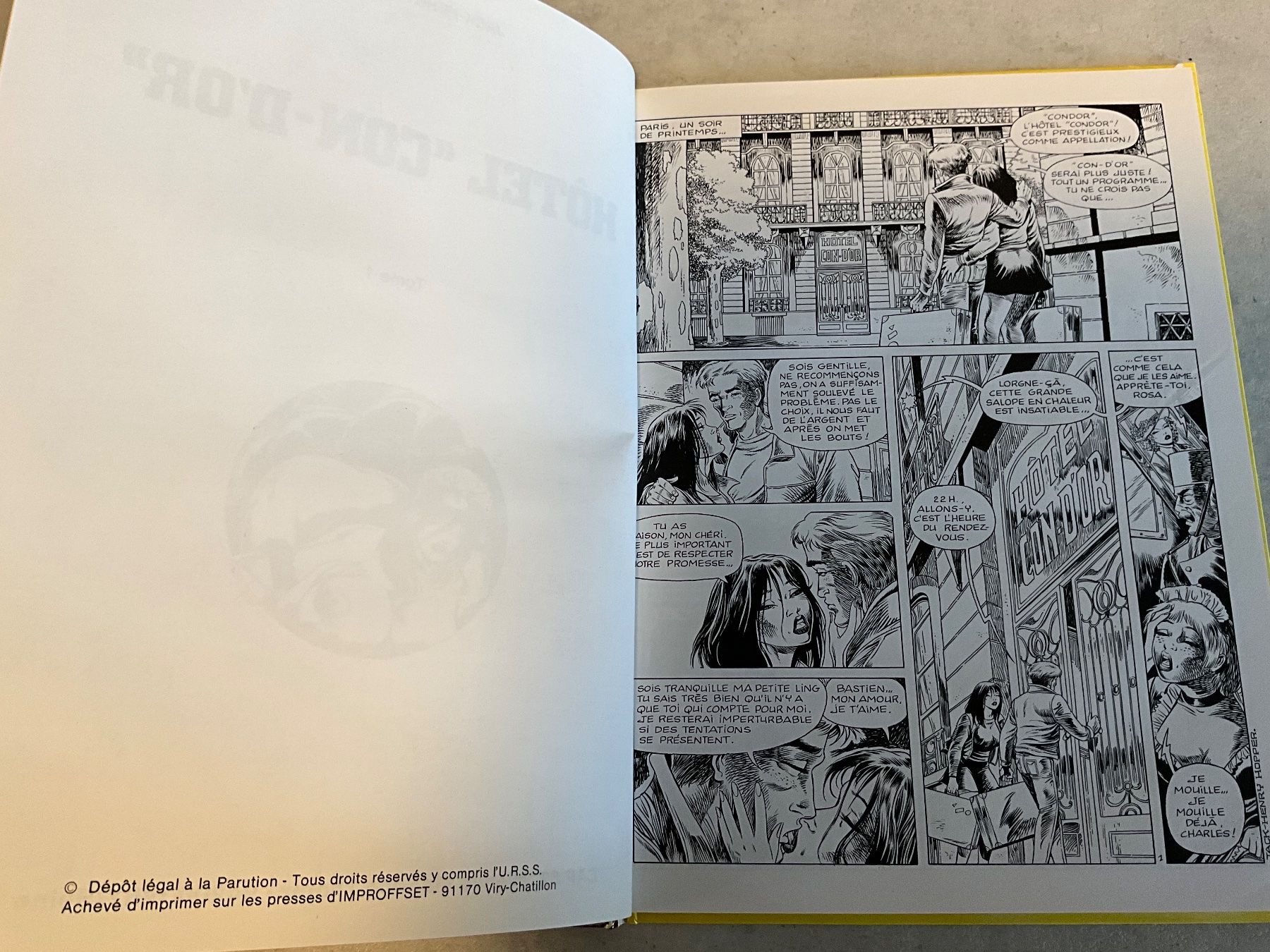 Fumetti: Hotel "Con-d'Or" - (Jack-Henry Hopper) – Usato da Agriswil venduto da Ueli03 1