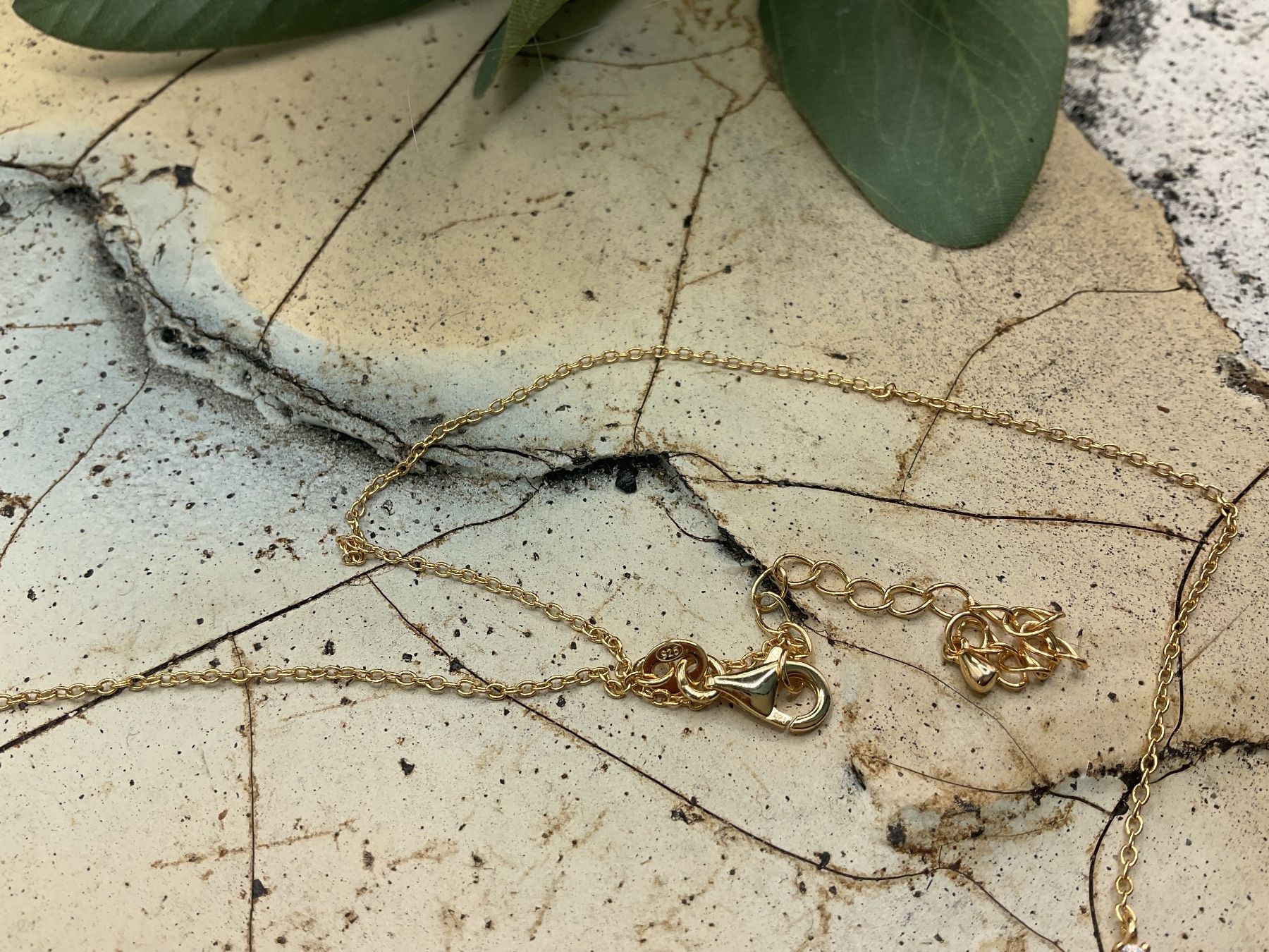 Catenine: Zartes Collier in Sterlingsilber mit Opal – Nuovo (secondo la descrizione) da Luzern venduto da S.Kern01 4