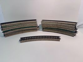 21 Märklin 5100 H0 Gleis gebogen M-Gleis