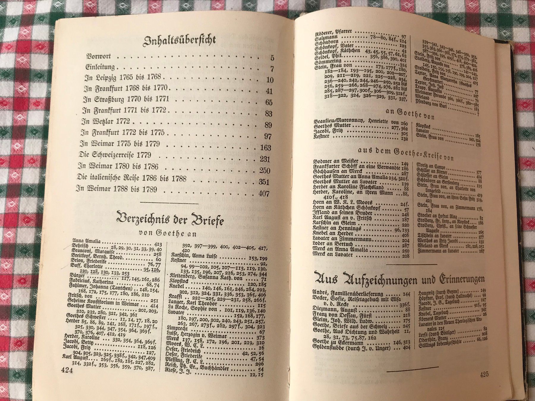 Libri: Alles um Liebe: Goethes Briefe, 1924 – Usato da Zollikerberg venduto da Dogon 6