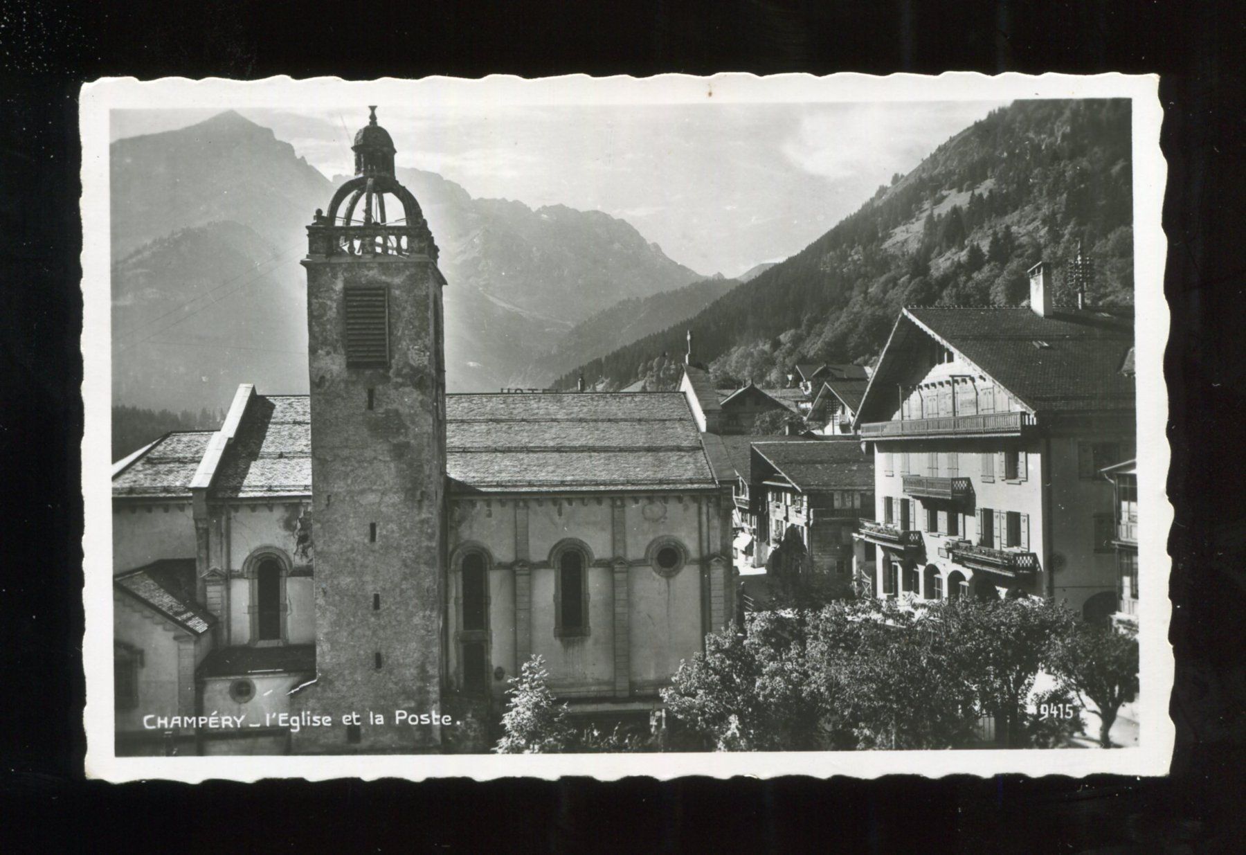 Cartoline postali: Champéry,  Eglise – Usato da Aarau venduto da Elmaar41