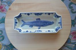 Original Delft Porzellan | Delfter Blau Fischplatte