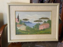 INNOCENTI G. südliche Landschaft signiert