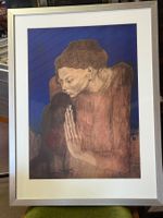 Pablo PICASSO Die Frau mit dem Raben Lithographie