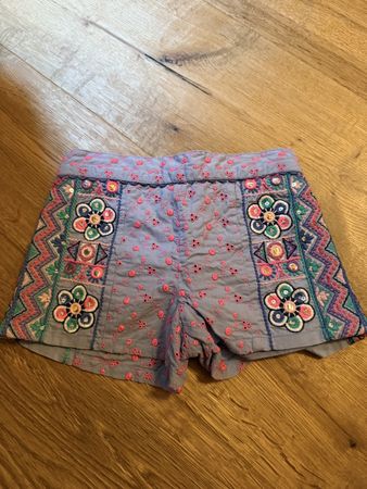 Mädchen Shorts Monsoon Grösse 3 Yrs Stickerei Zustand gut