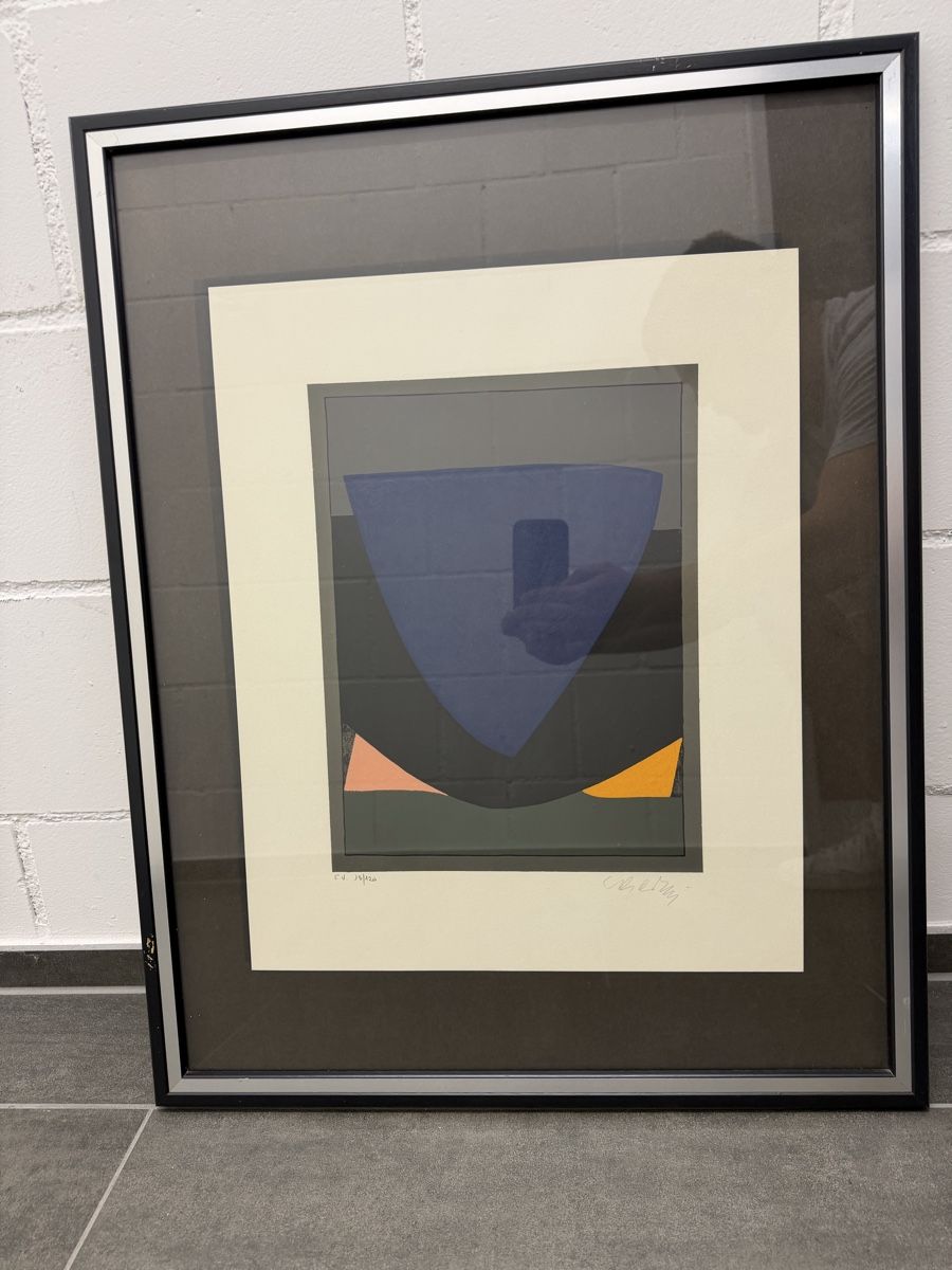 Grafiken & Lithographien: Original Litographie Victor Vasarely, signiert – Gebraucht aus Horn von HanSolo.