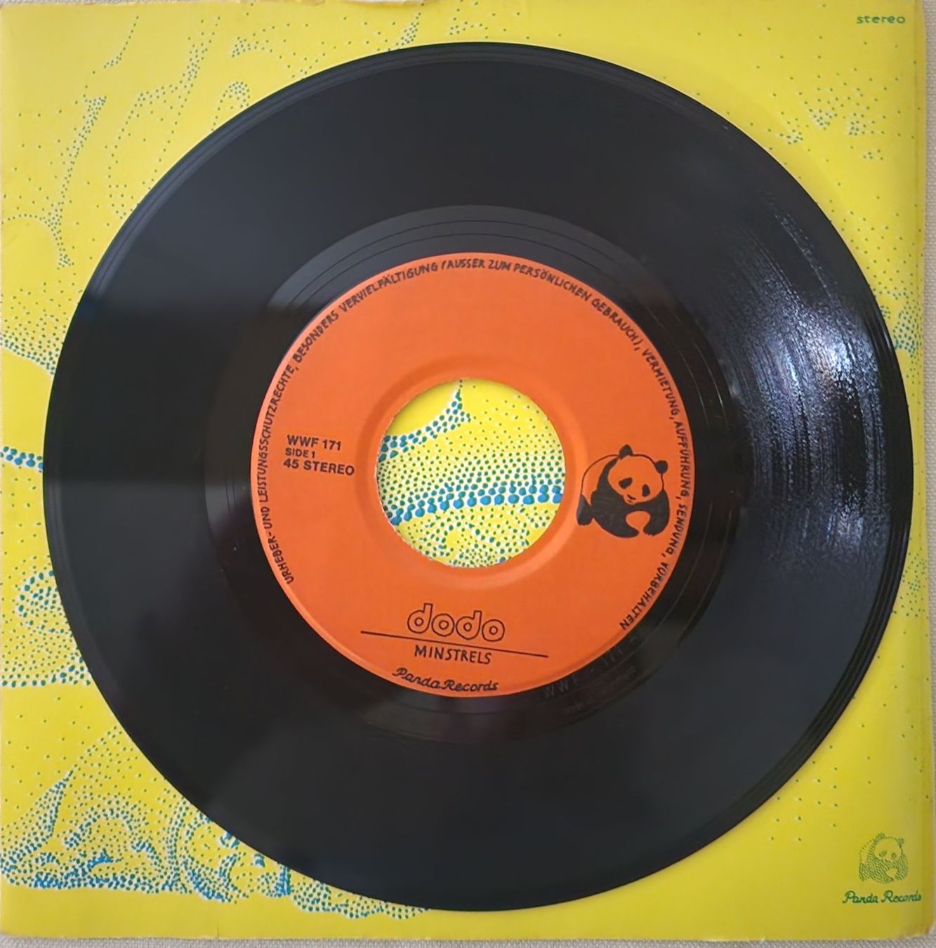 Dischi in vinile: Minstrels Single – Dodo / That Hippo Feeling – Usato da Root venduto da atelier22 3