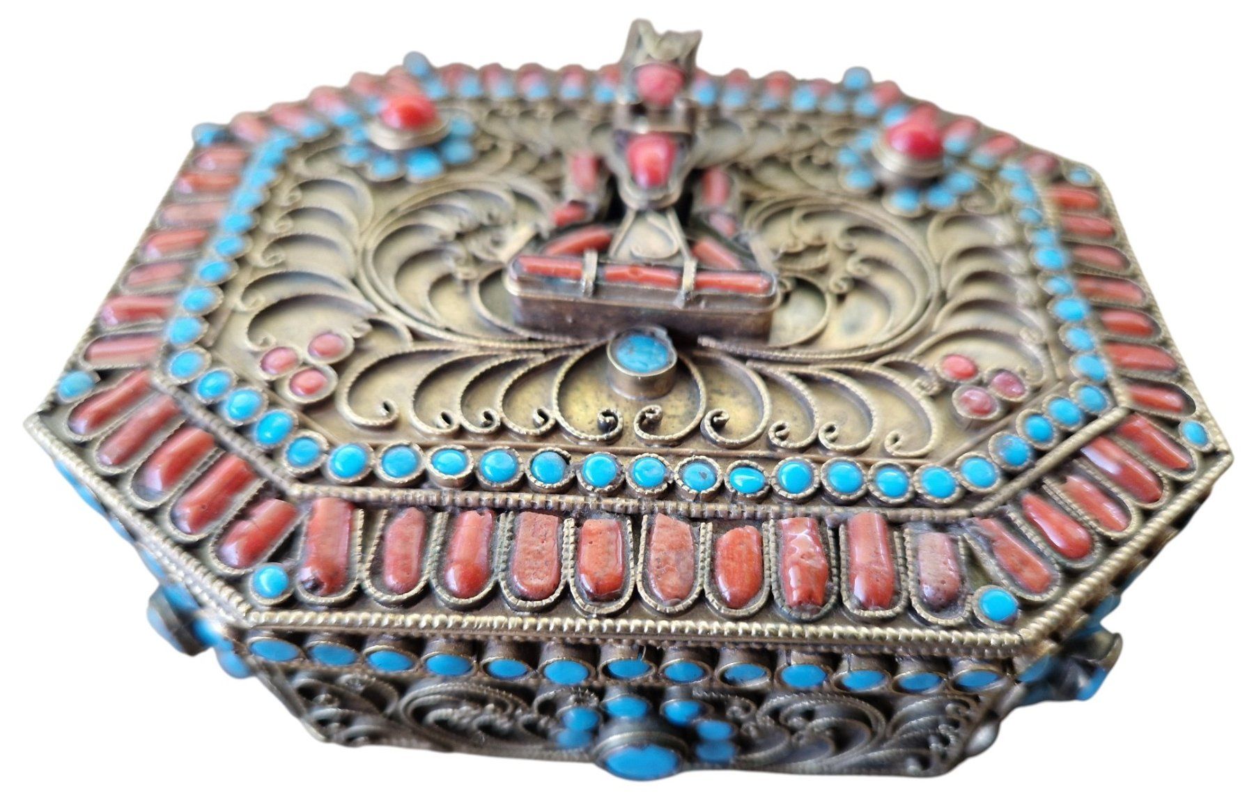 Barattoli: antike Amulett-Box Tibet – Usato da Mörschwil venduto da antiksalon21 1
