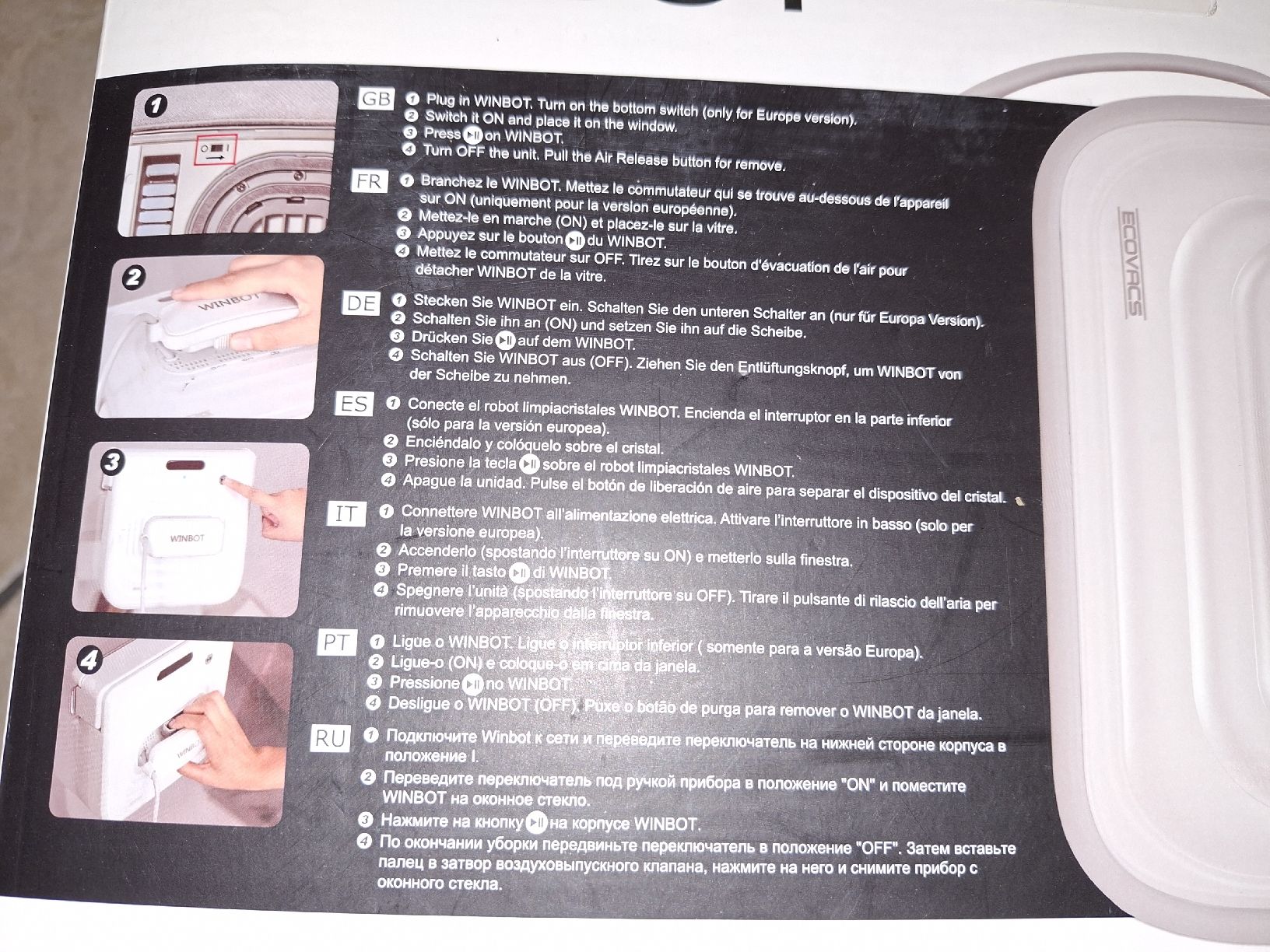 Ecovacs Autres articles pour la maison: Ecovacs Winbot W730 – Défectueux à Aeschi b. Spiez par Capersville91 1