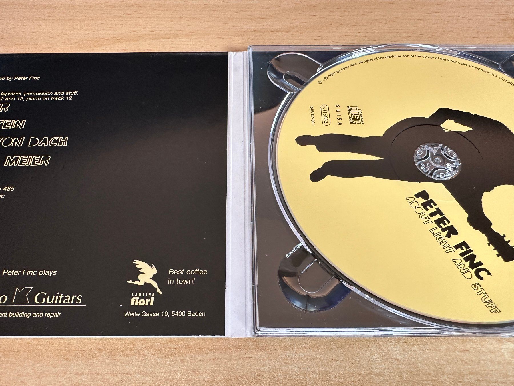 CD: Peter Finc – About Light And Stuff – Usato da Rikon im Tösstal venduto da Alpenmutz 2