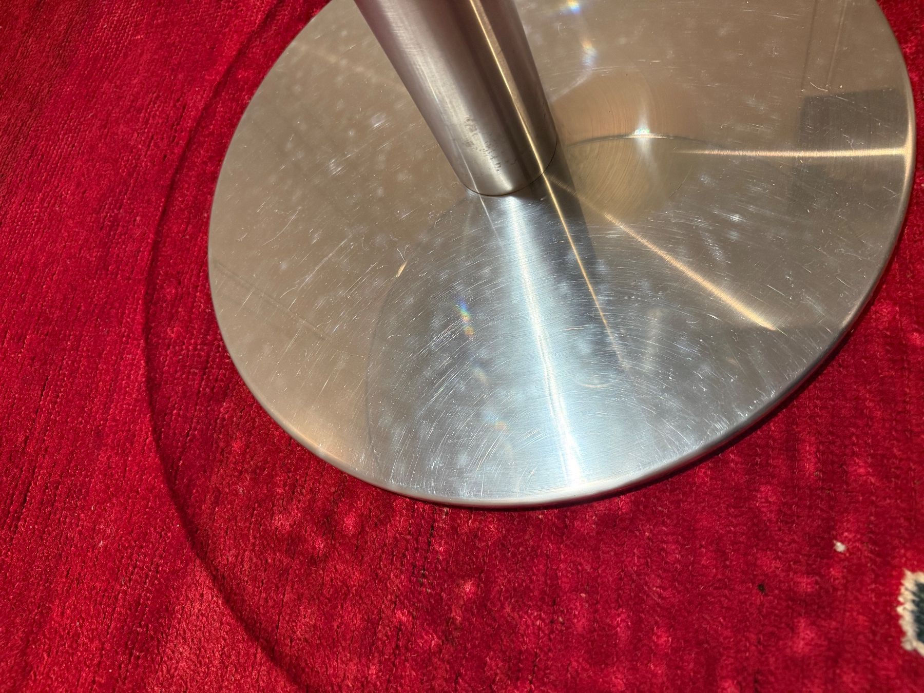 Tische: Couchtisch HUTTER Design Glas / Edelstahl – Gebraucht aus Spreitenbach von Jesset 3