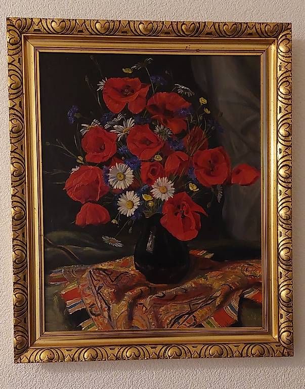 Dipinti: Tableau du peintre suisse Herman Werner – Usato da Tschugg venduto da uldrypr