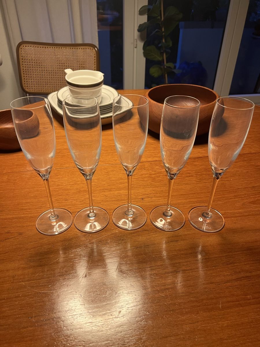 Rosenthal Gläser: Rosenthal Belcanto 5 Champagner Gläser – Gebraucht aus Zürich von Zurich_TimeCapsule