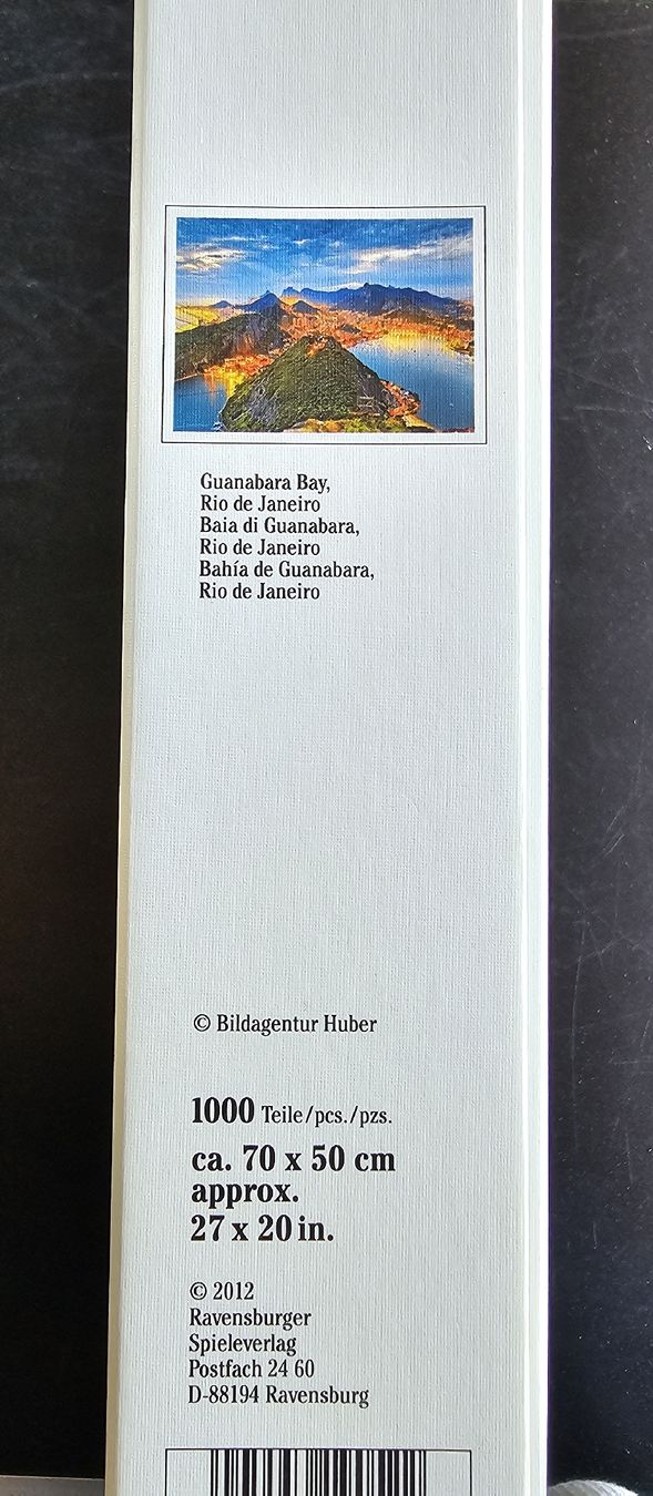 Ravensburger Puzzle: Ravensburger Puzzle 1000 Teile - Guanabara Bay – Usato da Altstätten SG venduto da Carrybones 1