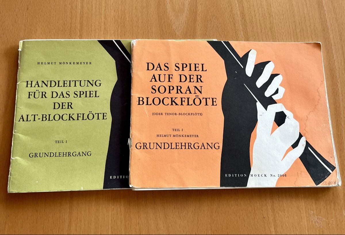Strumenti musicali: Verschiedene Sopran/Altblockflötenlehrgänge. – Usato da Kölliken venduto da sisom12 4