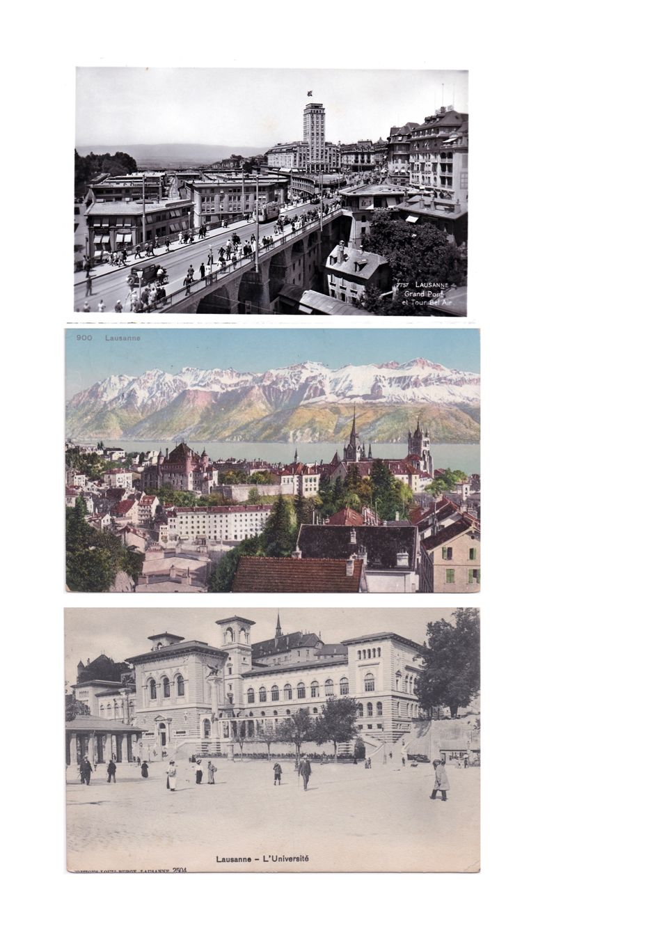 Ansichtskarten: Konvolut Lausanne – Gebraucht aus Baar von dokuba 5
