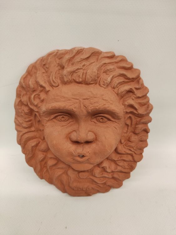 Wand Maske Aeolus Gott der Winde