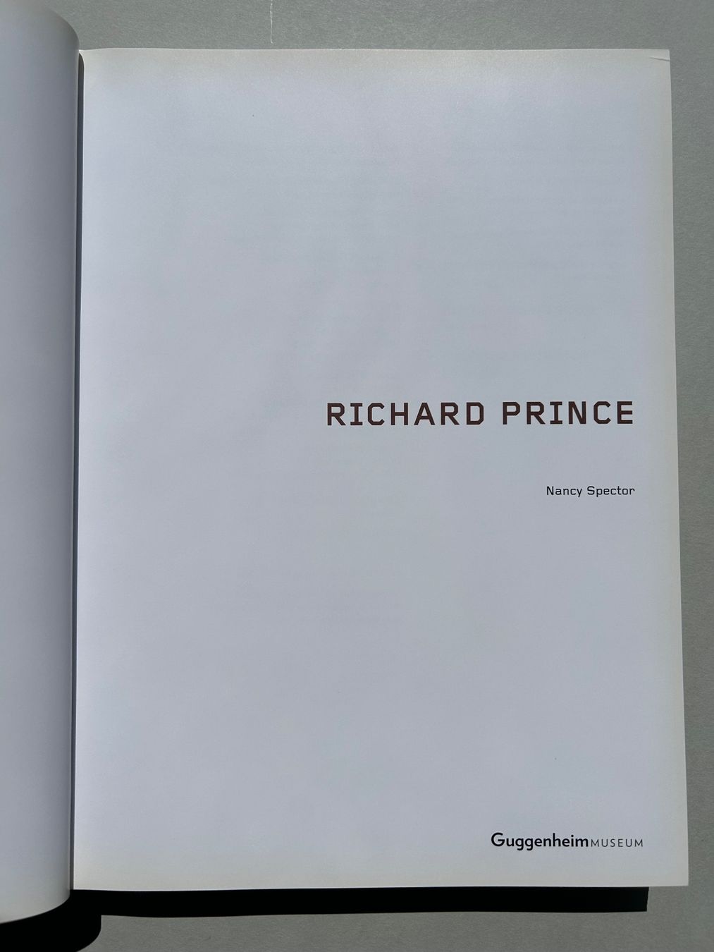 Libri: Richard Prince - Nancy Spector Book - Guggenheim Museum – Nuovo (secondo la descrizione) da Zürich venduto da Coffeetable88 1