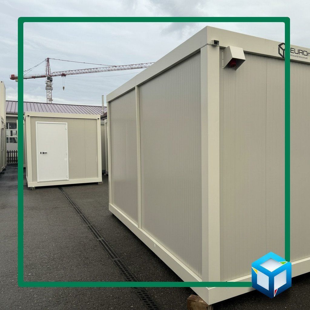 Baucontainer: Bürocontainer & Baucontainer – Neu und originalverpackt aus Zofingen von EUROmodul 1