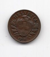(2735) CH, 2 Rappen, 1920, vz
