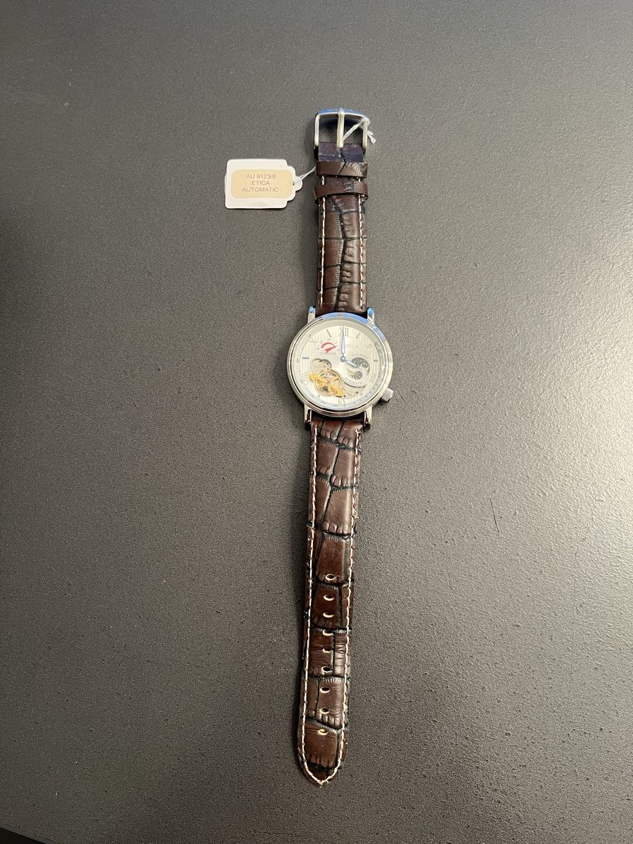Orologi: Automatikuhr mit Lederband – Nuovo (secondo la descrizione) da Beckenried venduto da Beggo51